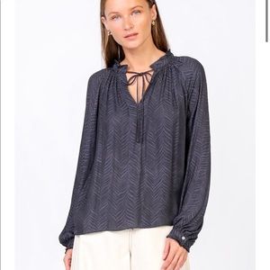 CURRENT AIR zebra blouse